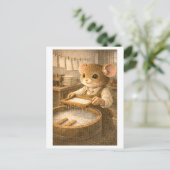 Career Mouse as Paper Maker Briefkaart (Staand voorkant)