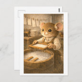 Career Mouse as Paper Maker Briefkaart (Voorkant / Achterkant)