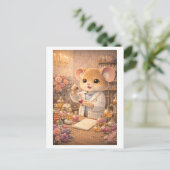 Career Mouse as Perfumer Briefkaart (Staand voorkant)