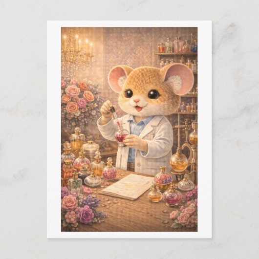Career Mouse as Perfumer Briefkaart (Voorkant)