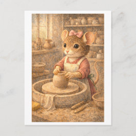 Career Mouse as Potter Briefkaart