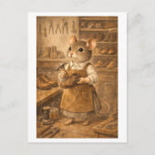 Career Mouse as Shoemaker Briefkaart (Voorkant)