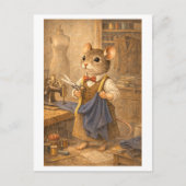 Career Mouse as Tailor Briefkaart (Voorkant)