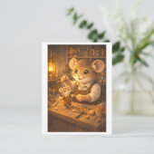 Career Mouse as Toy Maker Briefkaart (Staand voorkant)