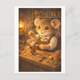 Career Mouse as Toy Maker Briefkaart
