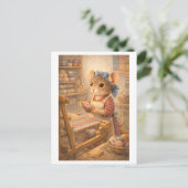 Career Mouse as Weaver Briefkaart (Staand voorkant)