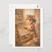 Career Mouse as Weaver Briefkaart (Voorkant / Achterkant)