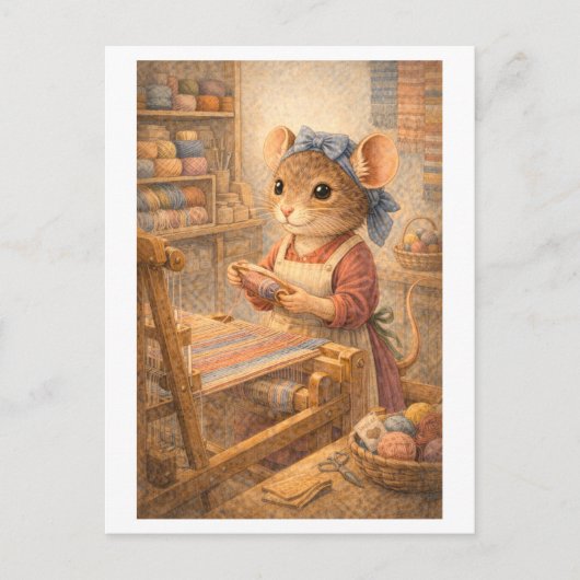 Career Mouse as Weaver Briefkaart (Voorkant)
