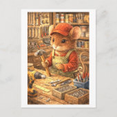 Career Mouse at Hardware Store Briefkaart (Voorkant)