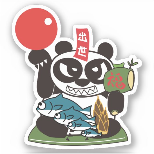Career Panda God Sticker (Voorkant)