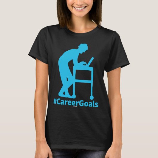 CareerGoals Work Swagazon AM OPS PA Career Goals L T-shirt (Voorkant)