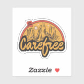 Carefree, Arizona  Sticker (Vel)