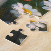 Carefree Black Woman Among Daisies Legpuzzel (Zijkant)