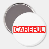 Careful Stamp Magneet (Voorkant / Achterkant)
