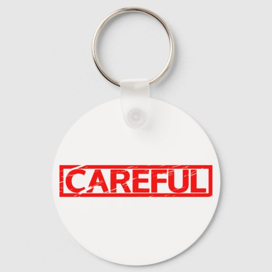 Careful Stamp Sleutelhanger (Achterkant)