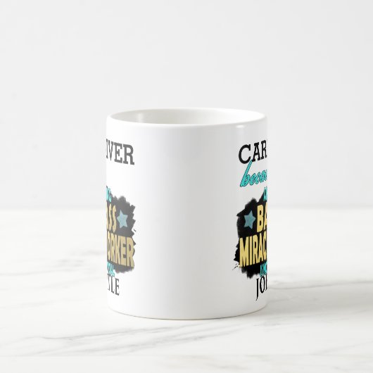 CAREGIVER Badass Mirakelwerker Dank u wel Koffiemok (Center)