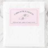 Caregiver Caregiving Adult Out patient Home Nurse Rechthoekige Sticker (Tas)