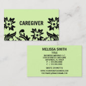 Caregiver Flower Visitekaartje (Voorkant / Achterkant)