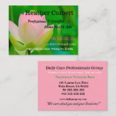 Caregiver Fresh Floral Joy Visitekaartje (Voorkant / Achterkant)