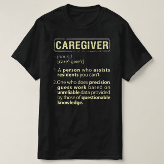Caregiver Real American Definition T-shirt
