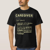 Caregiver Real American Definition T-shirt (Voorkant)