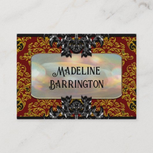 Caregiver Service Ruby Elegant Visitekaartje (Voorkant)