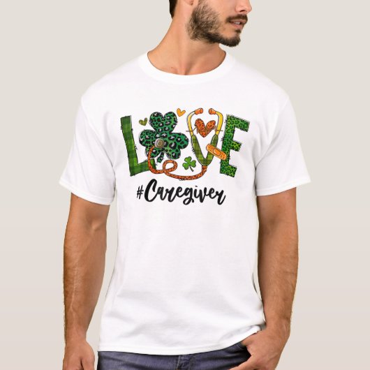 Caregiver St Patrick's Day T-shirt (Voorkant)