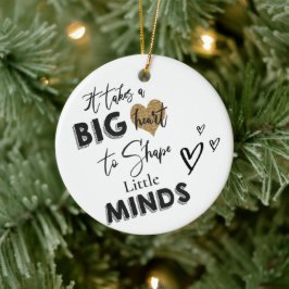 Caregiver Waardering Dank U Cadeau voor Docenten Keramisch Ornament