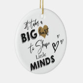 Caregiver Waardering Dank U Cadeau voor Docenten Keramisch Ornament (Rechts)