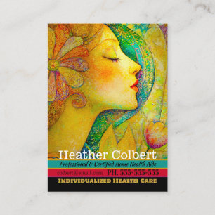 Caregiver Whispering Comfort Professional Visitekaartje