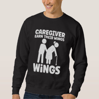Caregivers Earn Their Wings Everyday Stick Person  Trui