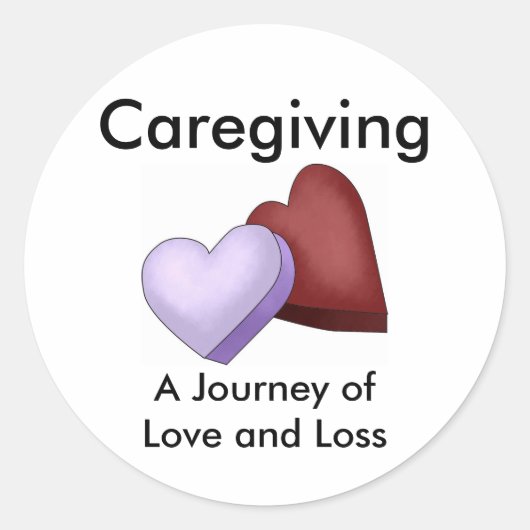 Caregiving, Een reis van liefde en verlies Sticker (Voorkant)