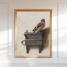 Carel Fabritius De goudvink Art Print Nederlands G