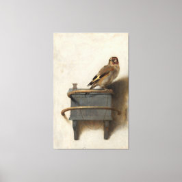 Carel Fabritius - De goudvink Canvas Afdruk