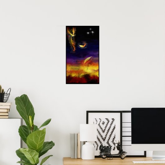 Careless Phoenix Poster (Thuiskantoor)