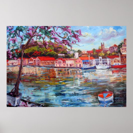 Carenage Morning Poster (Voorkant)