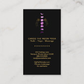 *~* Caress Moon Violet Paarse Phases + Hands Star Visitekaartje (Achterkant)