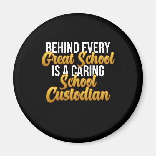Caretaker Janitor Appreciati Magneet (Voorkant)