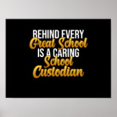 Caretaker Janitor Appreciati Poster (Voorkant)