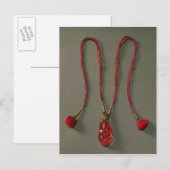 Carew Spinel met twee diamanten Briefkaart (Voorkant / Achterkant)