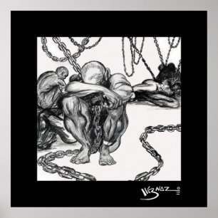 Cargo - Black Art Canvas afdrukken Poster