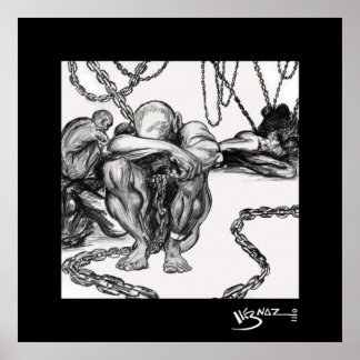 Cargo - Black Art Canvas afdrukken Poster