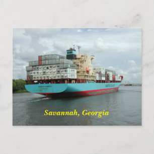 Cargo Container Ship Briefkaart