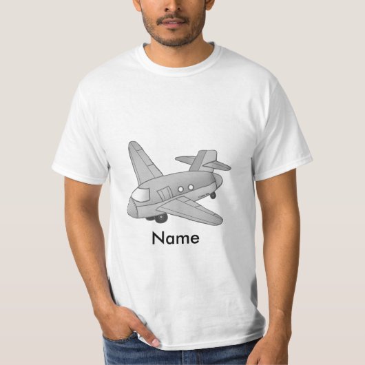 Cargo Vliegtuig Airplane T-Shirt (Voorkant)