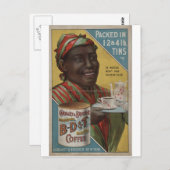 Carhart & Brother vierden gebrande koffie Briefkaart (Voorkant / Achterkant)