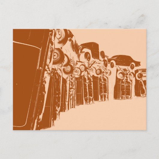 Carhenge in Alliance Nebraska Briefkaart (Voorkant)