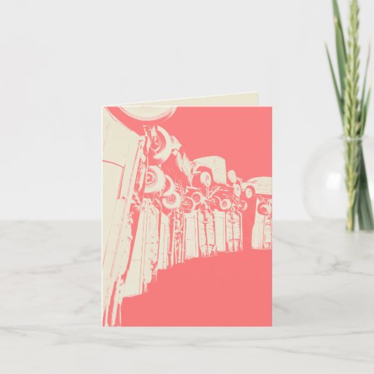 Carhenge in Alliance Nebraska Feestdagen Kaart (Voorkant)