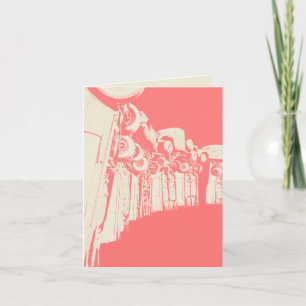 Carhenge in Alliance Nebraska Feestdagen Kaart