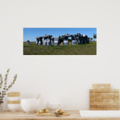 Carhenge, Nebraska Panoramic 1 Poster (Keuken)