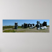 Carhenge, Nebraska Panoramic 2 Poster (Voorkant)